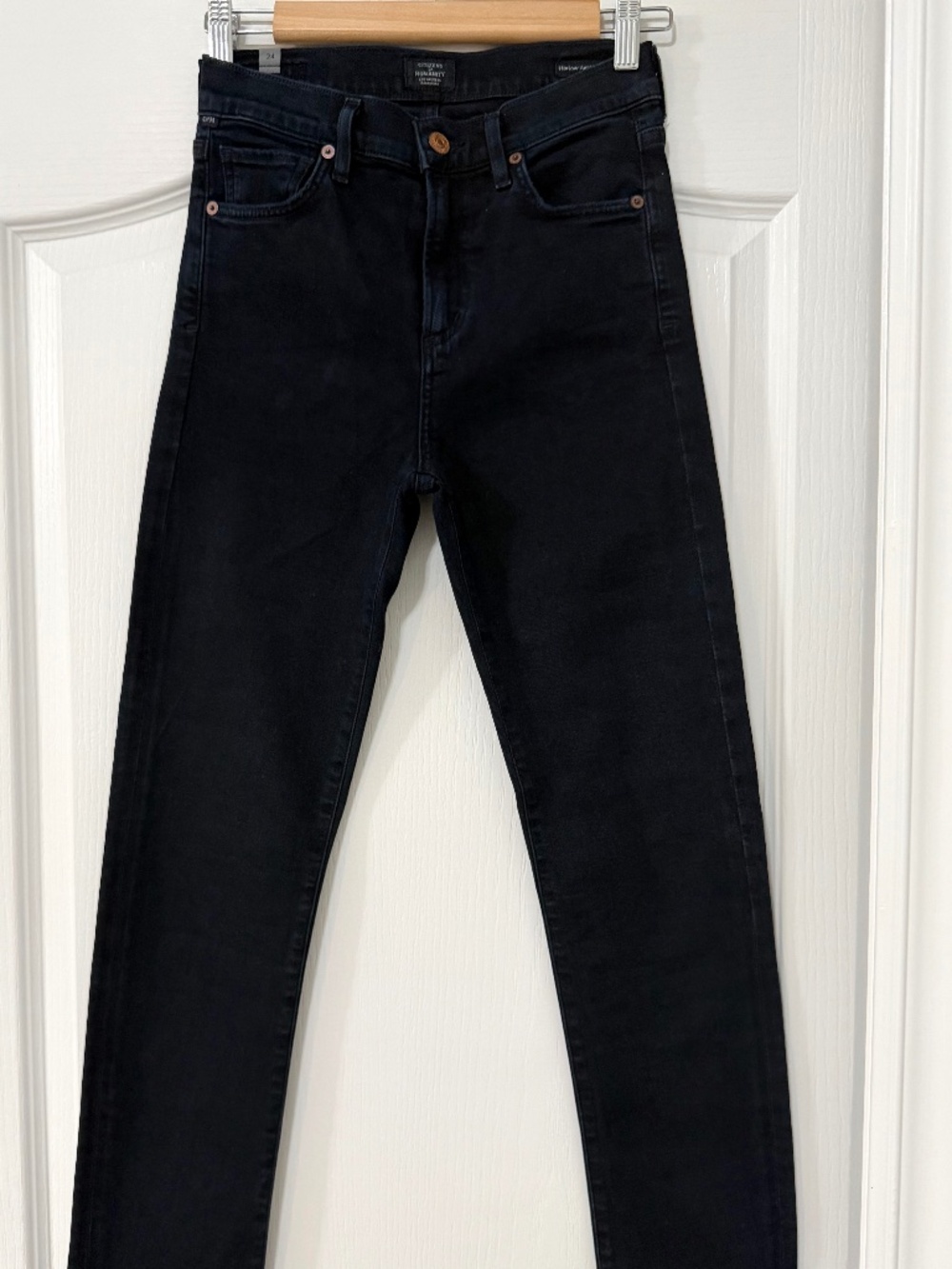 Citizens of Humanity Harlow Ankle Mid-Rise Slim Jeans Size 24 Made in USA